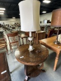 OAK GRAIN PAINTED PARLOR TABLE, 30