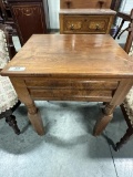 WALNUT NEW YORK-STYLE 1-DRW WASHSTAND, 23