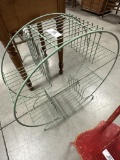 MID-CENTURY METAL PLANT STAND