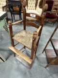 EARLY SHAKER-STYLE YOUTH CHAIR, WITH WOVEN SEAT