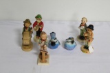 (7) PCS INCLUDING PR OF BIRDS, (2) HUMMELS, SOUVENIOR INDIAN LAKE, OH, (2)