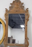 (2) MIRRORS, ONE CARVED 24