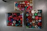 (3) FLATS OF VINTAGE CHRISTMAS ORNAMENTS