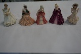 (5) FLORENCE FIGURINES INCLUDING, REBECCA, BETSY, PATRICA