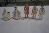 (5) FLORENCE FIGURINES INCLUDING, JUNE AND PATSY PLANTERS, DAVID, RICHARD A