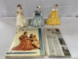 (4) FLORENCE FIGURINES INCLUDING, ABIGAIL, MARSIE, MARIETTA, SCARLETT (DAMA
