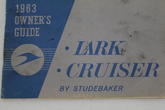(2) STUDEBAKER CATALOGS INCLUDING 1959 -1962, (1) 1963 STUDEBAKER OWNERS G
