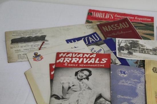 LARGE FLAT OF POSTCARDS AND PAPER GOODS