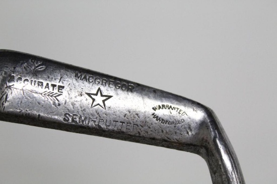 MACGREGOR SEMI-PUTTER - STAMPED SHAFT, ORIGINAL GRIP