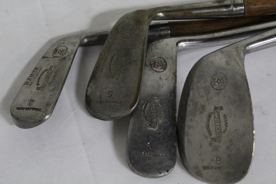 4 WILSON WALKER CUP AIM RITE STAINLESS STEEL CLUBS