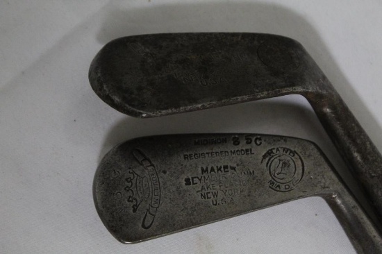 SEYMOUR DUNN - LAKE PLACID NY - 2 CLUBS: MIDIRON & PITCHER