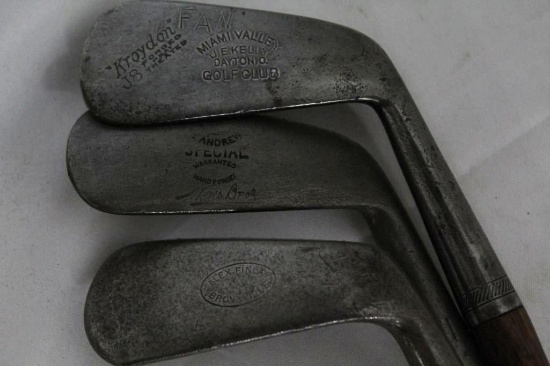 3 WOOD SHAFT IRONS