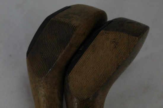 2 J. MACGREGOR SPLICE NECK DRIVERS - #103 WITH CLOVER, MAR INITIALS
