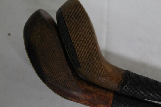 2 SPLICE NECK BRASSIES - PETER EAGEN CLEEK PRINCETON, N.J. 1916 & JAMES WES
