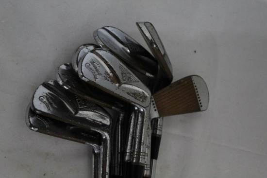 9 MACGREGOR M75 COLOR CHROME IRONS - 2,3,4,5,6,7,8,9, SAND IRON