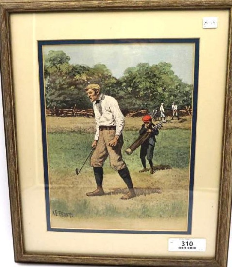 A.B. FROST PRINT, 19" X 16"