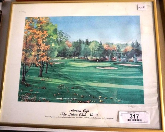 MORTON CUP NO. 2 PRINT, 15.25" x 12.34", LIGHT WATER STAIN