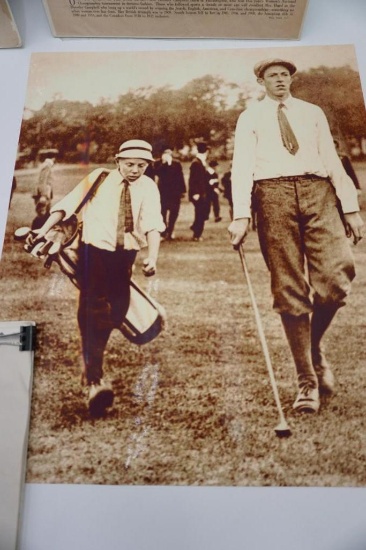 4 GOLF IMAGES: THE PUCK PRESS POLITICAL CARTOON, A.B. FROST PRINT OF TOURNA