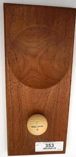 ARNOLD PALMER DRESSER CHANGE TRAY WITH GOLF BALL