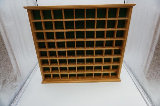 GOLF BALL DISPLAY CASE - HOLDS 72 BALLS