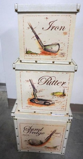 NESTING STORAGE BOXES - SAND WEDGE, PUTTER, IRON