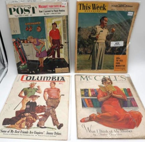 MAGAZINES: THIS WEEK MAY 25, 1947, COLUMBIA JULY 1940, SATURDAY EVENING POS