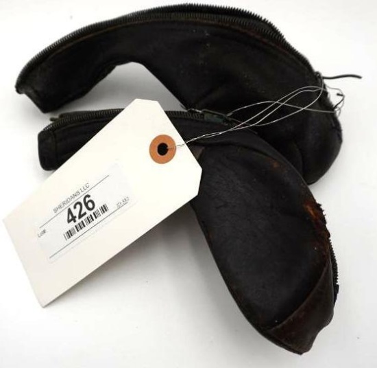 2 LEATHER HEAD COVERS