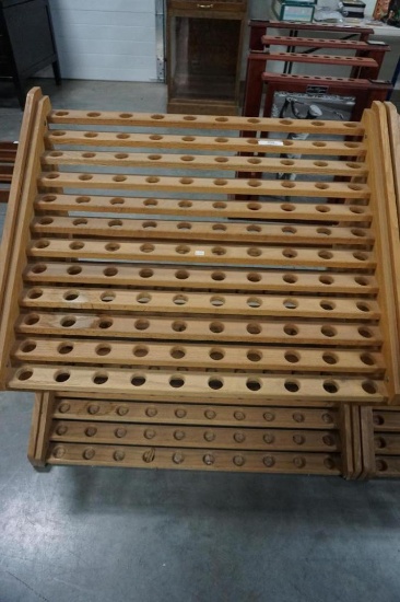 WOOD CLUB RACK - HOLDS 144 CLUBS