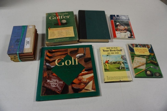 US SENIORS GOLF ASSOC YEAR BOOKS: 1935, 1936, 1938-39, 1941-42, 1942-43 (5