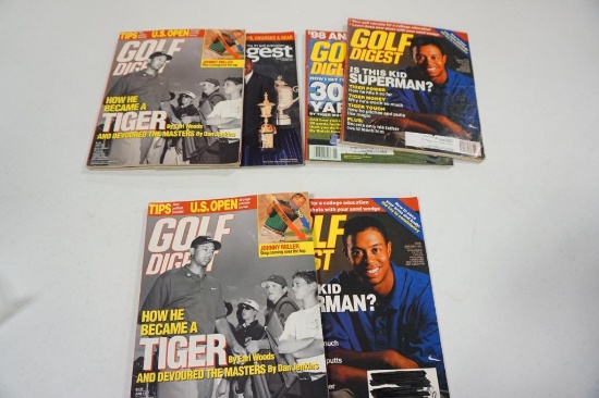 GOLF DIGEST - JAN 2001, NOV 1996 (2), JUNE 1997 (2), JAN 1998