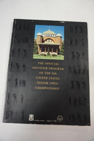 THE 9TH U.S. SENIOR OPEN CHAMPIONSHIP - OFFICIAL SOUVENIR PROGRAM - 1988
