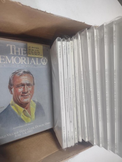 26 OFFICIAL PROGRAMS: THE MEMORIAL: 1988 (2), 1989, 1991 (4), 1992 (3), 199