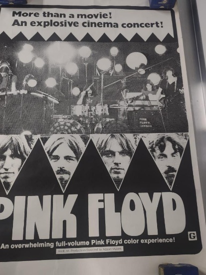 VINTAGE PINK FLOYD CONCERT POSTER