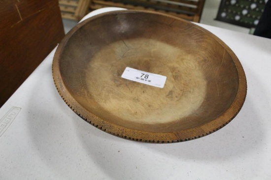 10.5" WOOD BOWL