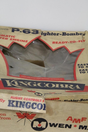 AMF WEN-MAC KING COBRA P-63 FIGHTER BOMBER IN ORIGINAL BOX