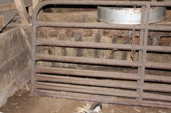 (2) 9' METAL GATES; SCRAP; (2) RIMS