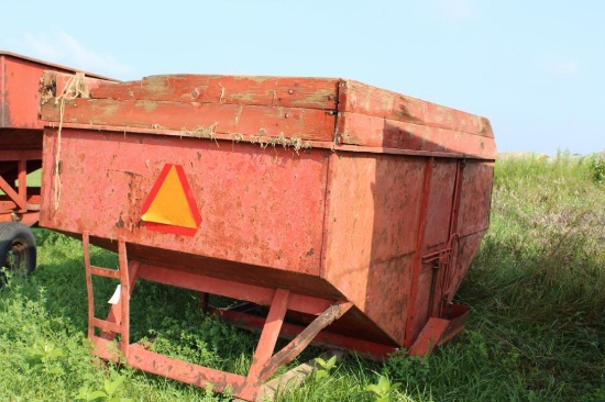 GRAVITY BED FRAME ON RUNNERS (APPROX 200-BUSHEL)