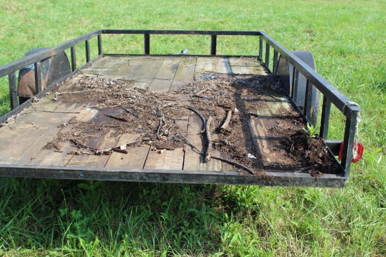 12' X 79.5" SINGLE AXLE TILT TRAILER