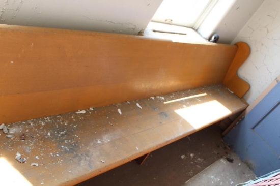 CHURCH PEW, LATTICE PANELS