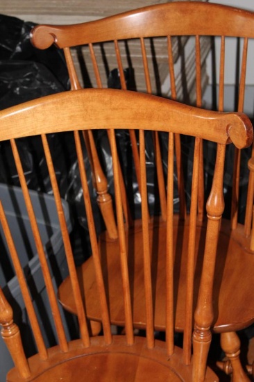 (7) CHAIRS, TABLE, CRIB