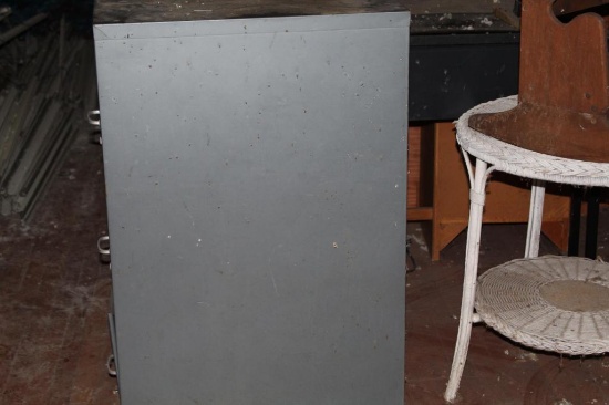 METAL FILE, WICKER TABLE, DESK, BUNKBED