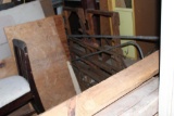 WOOD RACK, METAL GUN BARREL