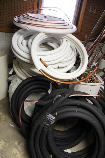 SEVERAL HUNDRED LBS OF SCRAP COPPER TUBING (MOSTLY CLEAN) (APPROX.)