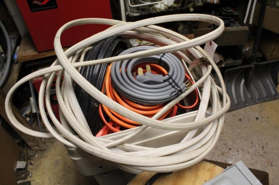 LARGE AMOUNT OF COATED WIRE