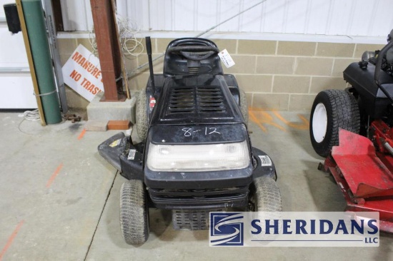 8-12: YARD MACHINES RIDING MOWER, 20 HP TECUMSEH, 42" DECK, NO BATTERY
