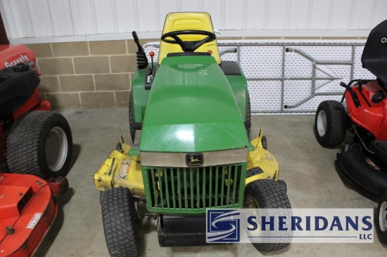 21-1: JOHN DEERE 240 RIDING MOWER, KAWASAKI ENGINE, 48" DECK, RUNS