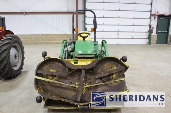 36-1: JOHN DEERE 2305 TRACTOR, 863 HRS., 62" BELLY MOWER, WITH 200CX BUCKET