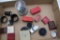 LEICA UNIVERSAL VIEWFINDERS, (3) METERS, (2) HOODS (IUFOO + IROOA), CAP AND