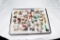 DISPLAY CASE OF VINTAGE COSTUME JEWELRY