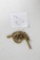 (1) SOLID GOLD POCKET WATCH CHAIN (6.3 DWT, 10K)